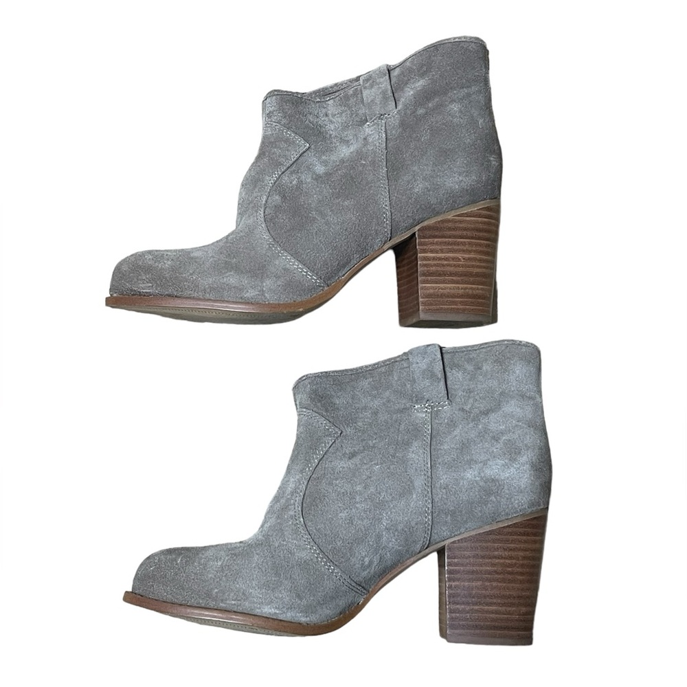 Splendid Womens Brown Suede Block Heel
Ankle Boots.       Size 10